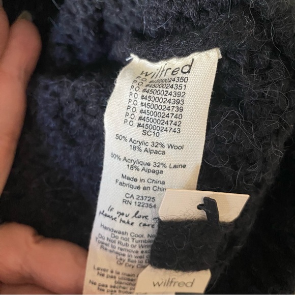 Wilfred textured knit alpaca blend sweater - Picture 5 of 5